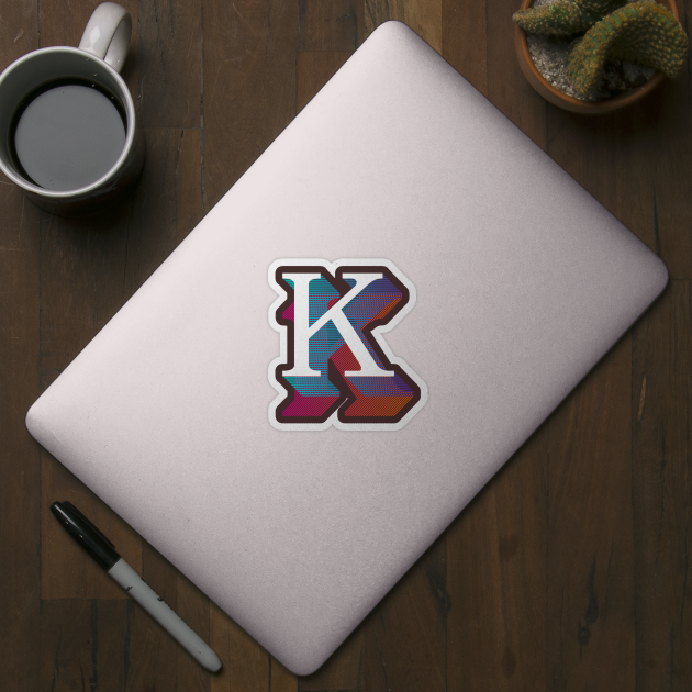 Letter K by MplusC